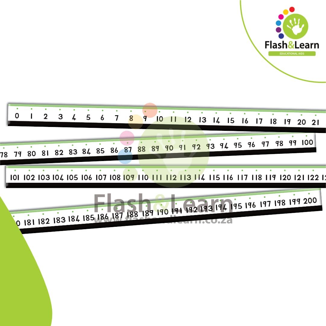 NUMBER LINE 9 (0 to 200)