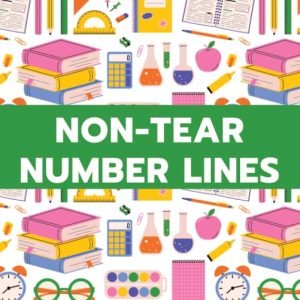 NON-TEAR NUMBER LINE