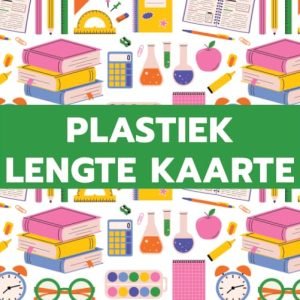 PLASTIEK LENGTE KAARTE